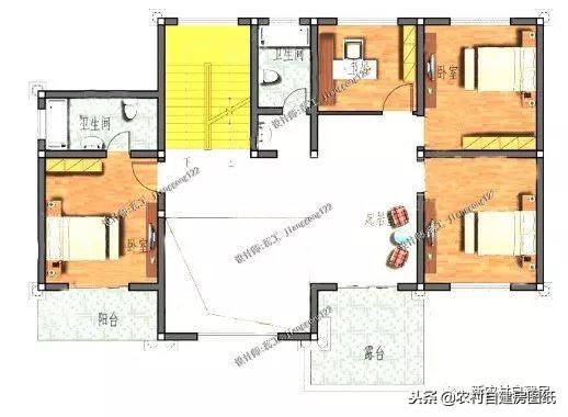 四款進深9米的經(jīng)典二層別墅自建房，占地中等，布局合理，溫馨感十足！