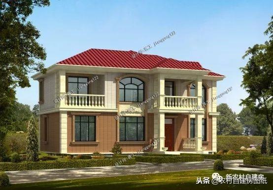 四款進深9米的經(jīng)典二層別墅自建房，占地中等，布局合理，溫馨感十足！