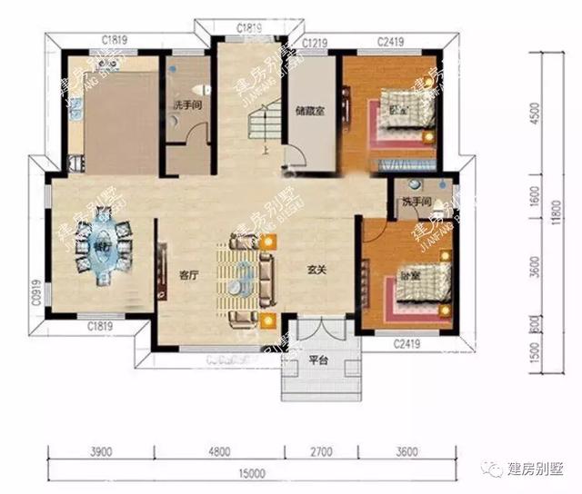 兩款歐式農(nóng)村樓房設計圖，建房首選，第一棟將文藝和大氣完美的融合。