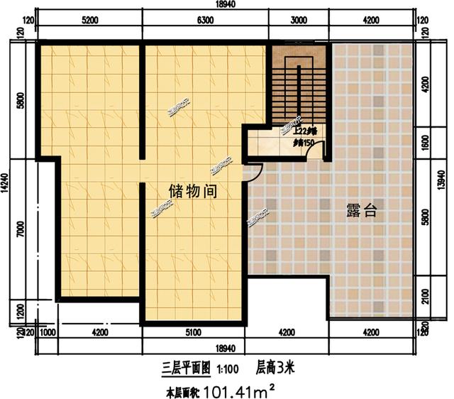 農村三層精美別墅，外觀美，造價也經濟，60年不過時！