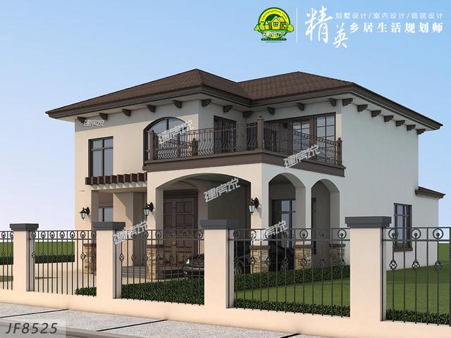 二層精致鄉(xiāng)村別墅，帶有院子和車庫，30萬就能享受庭院生活！