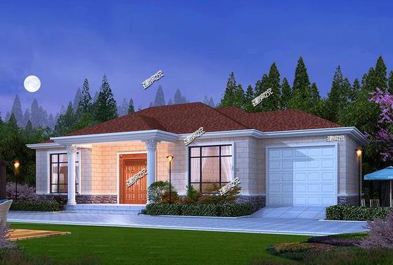 給父母蓋棟一層小院別墅，20萬就能享受花園小洋房生活。