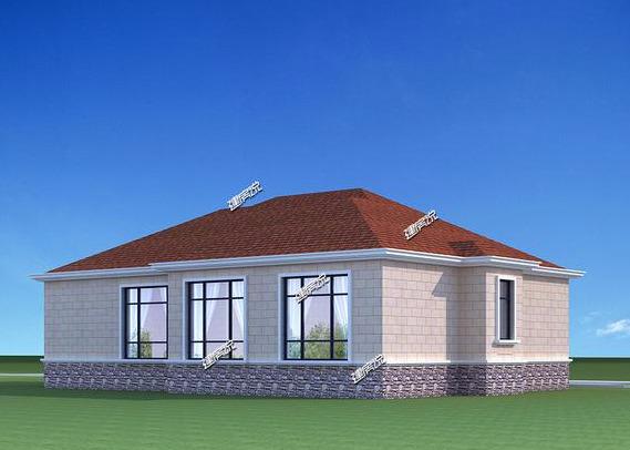 給父母蓋棟一層小院別墅，20萬就能享受花園小洋房生活。