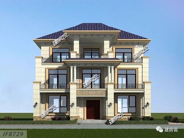 精美的農(nóng)村三層別墅，42萬就能建一棟漂亮的別墅，過著瀟灑的生活。