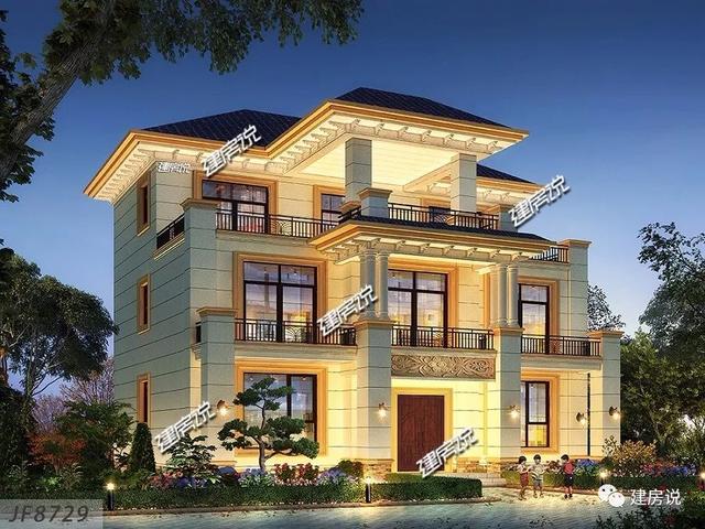 精美的農(nóng)村三層別墅，42萬就能建一棟漂亮的別墅，過著瀟灑的生活。