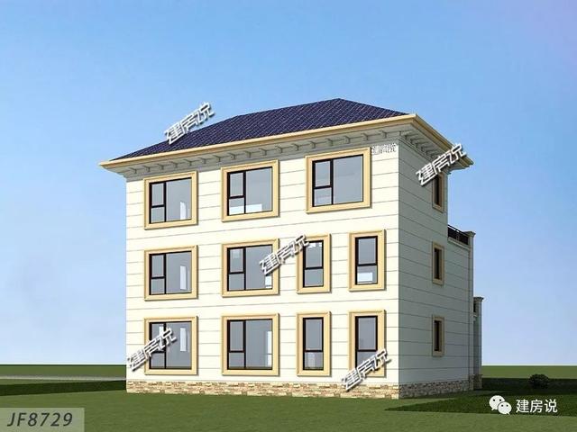 精美的農(nóng)村三層別墅，42萬就能建一棟漂亮的別墅，過著瀟灑的生活。