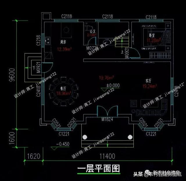 6套140平以內(nèi)的農(nóng)村三層別墅設(shè)計圖，戶型趕緊選好了，明年就開工建房吧。