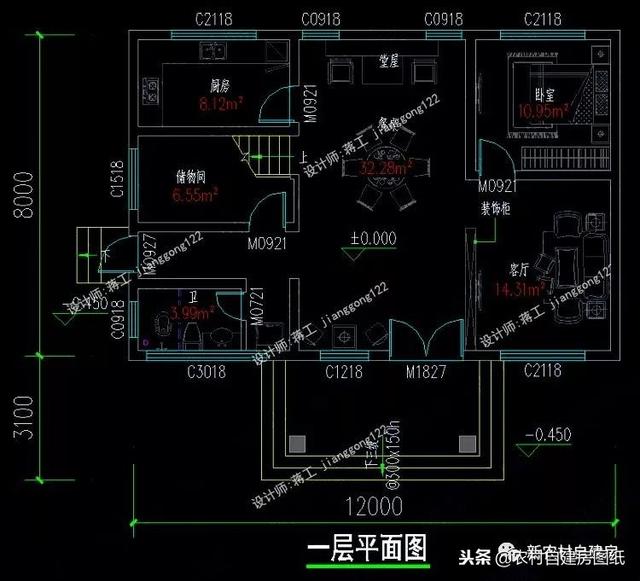 6套140平以內(nèi)的農(nóng)村三層別墅設(shè)計圖，戶型趕緊選好了，明年就開工建房吧。