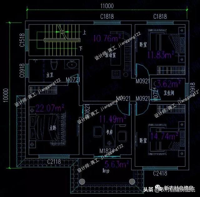 6套140平以內(nèi)的農(nóng)村三層別墅設(shè)計圖，戶型趕緊選好了，明年就開工建房吧。