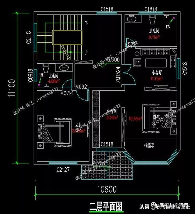 6套140平以內(nèi)的農(nóng)村三層別墅設(shè)計圖，戶型趕緊選好了，明年就開工建房吧。