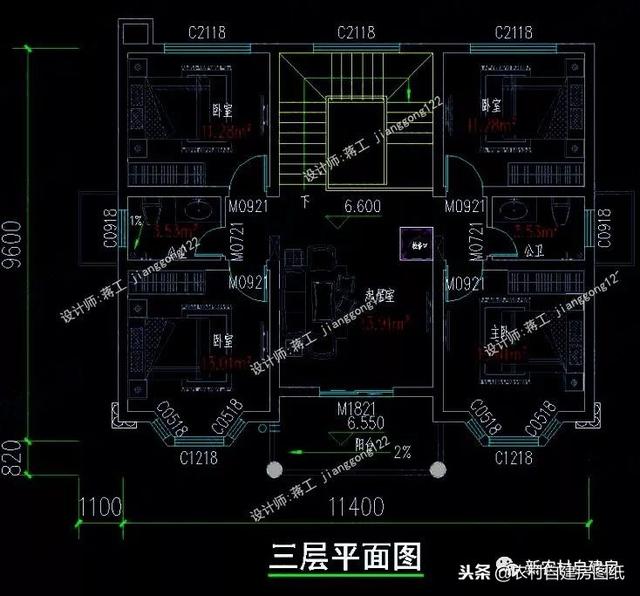 6套140平以內(nèi)的農(nóng)村三層別墅設(shè)計圖，戶型趕緊選好了，明年就開工建房吧。