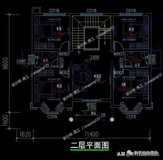6套140平以內(nèi)的農(nóng)村三層別墅設(shè)計圖，戶型趕緊選好了，明年就開工建房吧。