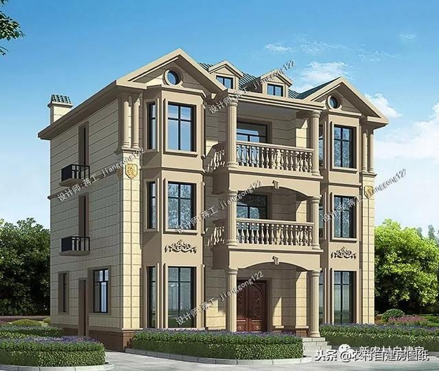 6套140平以內(nèi)的農(nóng)村三層別墅設(shè)計圖，戶型趕緊選好了，明年就開工建房吧。