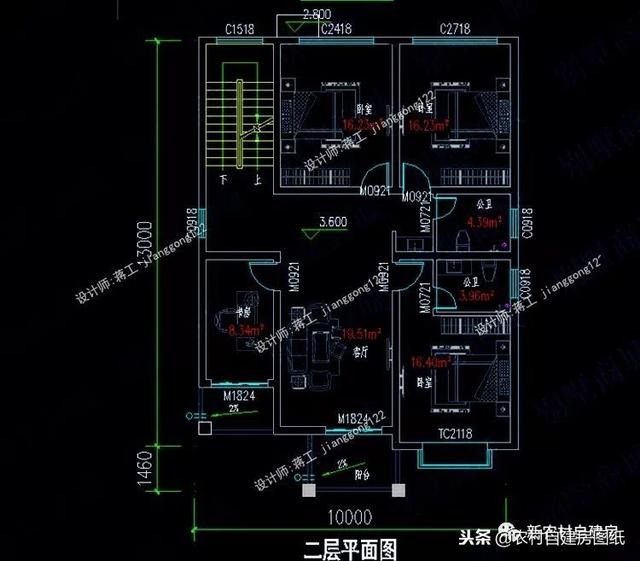 6套140平以內(nèi)的農(nóng)村三層別墅設(shè)計圖，戶型趕緊選好了，明年就開工建房吧。