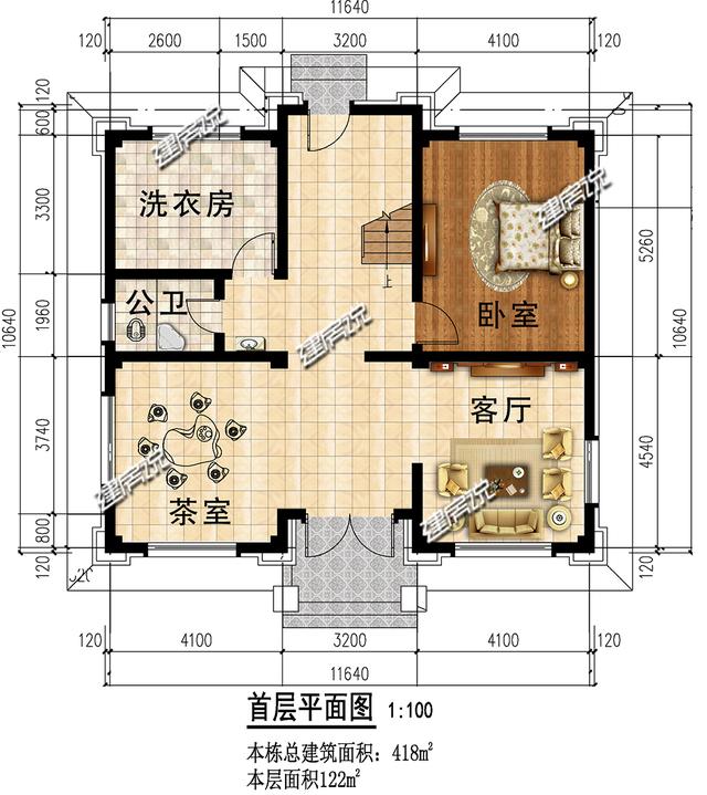 帶挑空客廳的三層歐式樓房設(shè)計圖，高端大氣，建一棟絕對賺足面子。