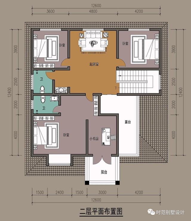 二層獨棟歐式別墅設(shè)計圖，精致美觀，富有時代的韻味，適合農(nóng)村自建