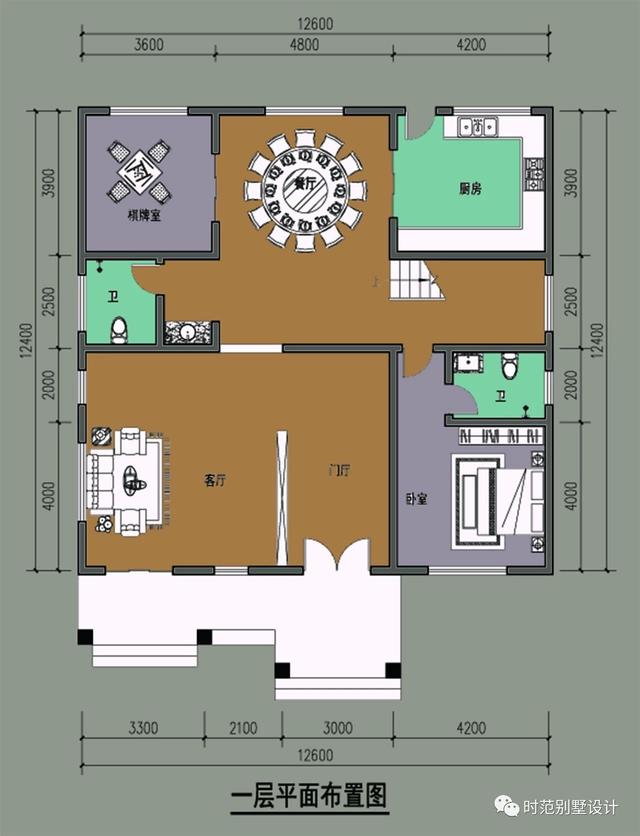 二層獨棟歐式別墅設(shè)計圖，精致美觀，富有時代的韻味，適合農(nóng)村自建