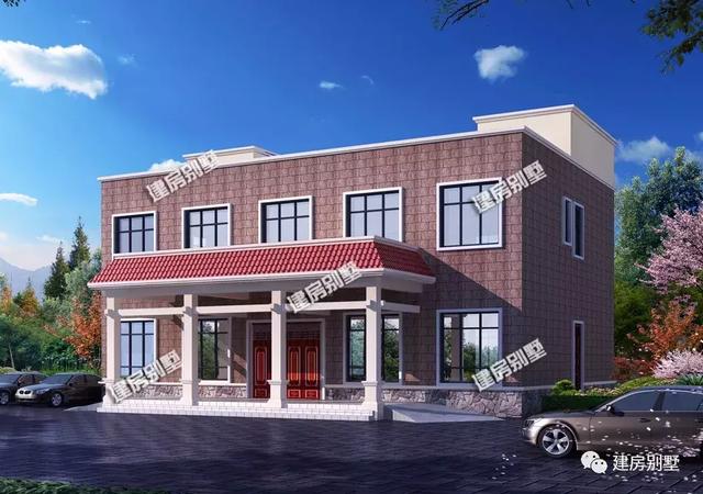 二層酒店式住宅設(shè)計(jì)圖，適合開農(nóng)家樂，日子過得紅紅火火。