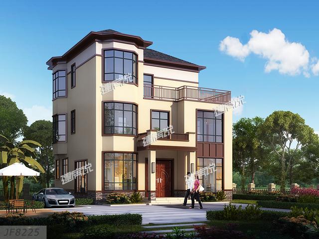 三層新中式別墅設(shè)計圖，漂亮戶型，細(xì)節(jié)之處卻透露著設(shè)計的美感！