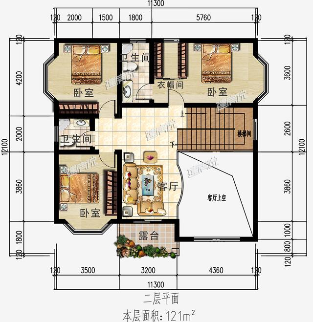 三層新中式別墅設(shè)計圖，漂亮戶型，細(xì)節(jié)之處卻透露著設(shè)計的美感！