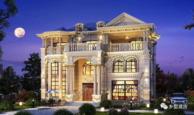 二層歐式樓房設(shè)計(jì)圖，奢華的外觀和精致的布局，你確定要錯(cuò)過嗎？