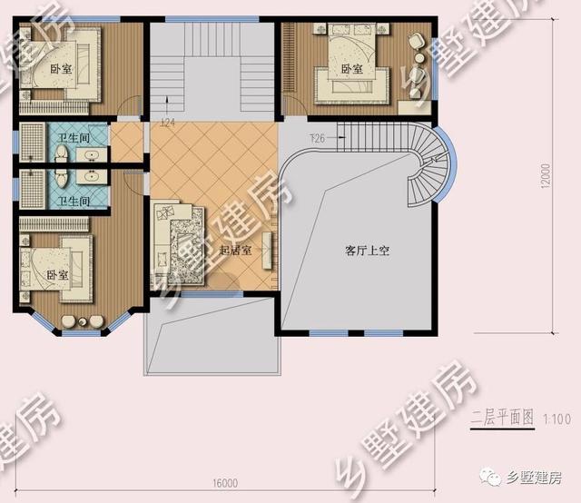 二層歐式樓房設(shè)計(jì)圖，奢華的外觀和精致的布局，你確定要錯(cuò)過嗎？