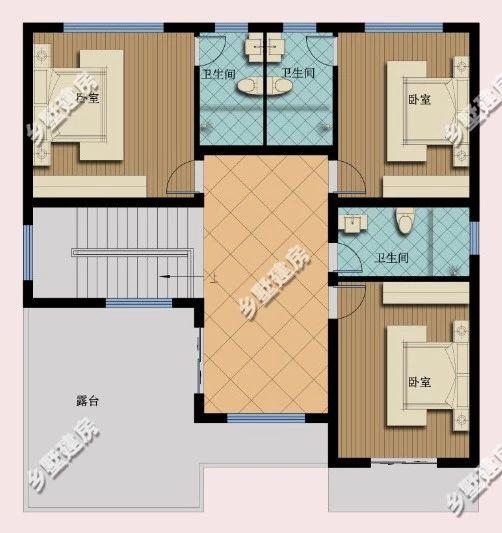 四層經(jīng)典中式別墅設(shè)計(jì)圖，新老元素的混合搭配很漂亮，不比歐式差