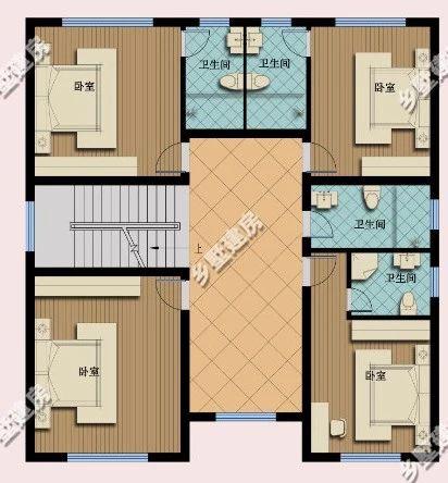 四層經(jīng)典中式別墅設(shè)計(jì)圖，新老元素的混合搭配很漂亮，不比歐式差