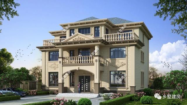 四層經(jīng)典中式別墅設(shè)計(jì)圖，新老元素的混合搭配很漂亮，不比歐式差