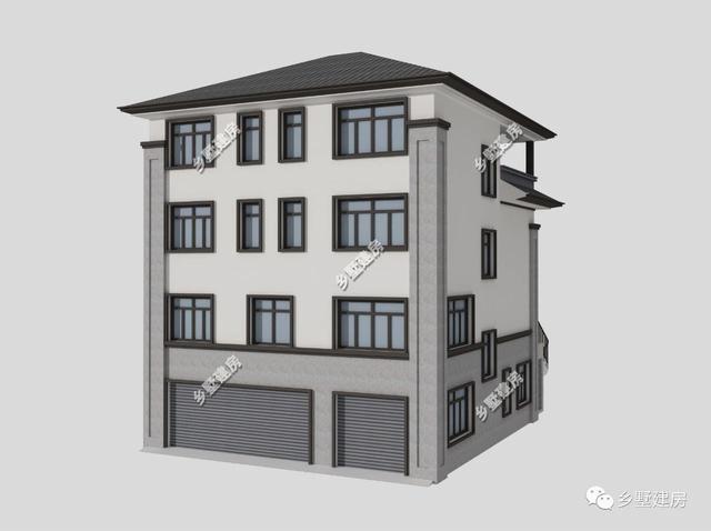 四層經(jīng)典中式別墅設(shè)計(jì)圖，新老元素的混合搭配很漂亮，不比歐式差