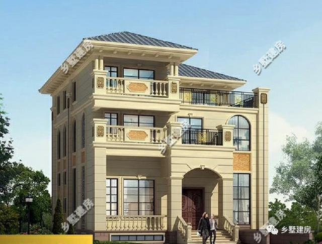 帶超大車(chē)庫(kù)和挑空客廳的四層別墅設(shè)計(jì)圖，別墅精致更實(shí)用，不比城里的別墅差