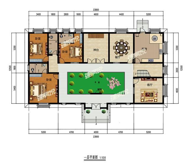 經(jīng)典二層徽派四合院，在村里建一棟，鄰居看了天天來(lái)串門！
