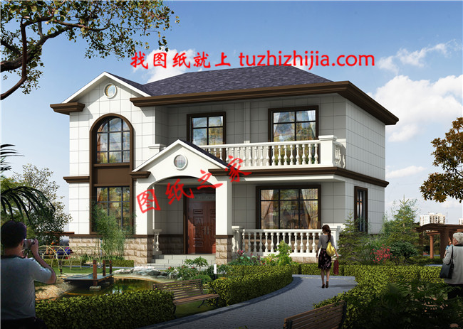 2019新款農(nóng)村15萬元二層小樓圖，占地90平米左右