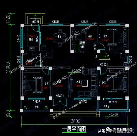 5棟建房尺寸小的一層自建房，設(shè)計(jì)合理，實(shí)用經(jīng)濟(jì)，養(yǎng)老最合適不過(guò)了！