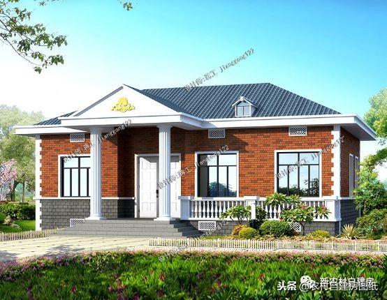 5棟建房尺寸小的一層自建房，設(shè)計(jì)合理，實(shí)用經(jīng)濟(jì)，養(yǎng)老最合適不過(guò)了！