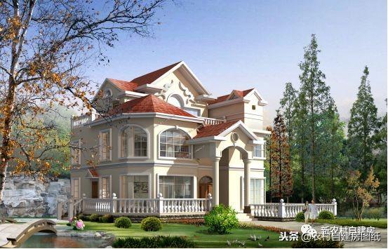 歐式三層小別墅設(shè)計(jì)圖，精美別墅，物超所值，返鄉(xiāng)建房的建房首選