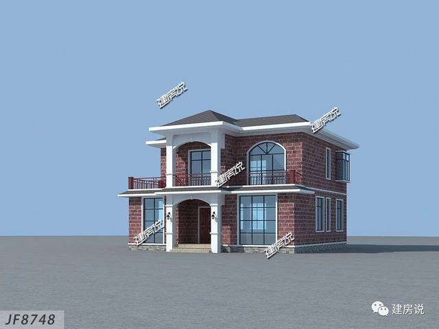 經(jīng)濟實用的二層小樓設計圖，30萬在農(nóng)村蓋起，不要錯過這個好戶型了