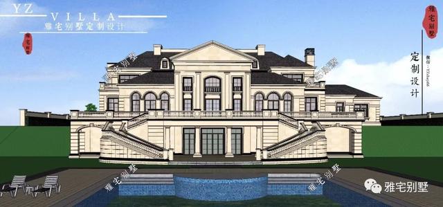 帶半地下室的二層復(fù)式樓房設(shè)計圖，對稱設(shè)計，舒適享受鄉(xiāng)村生活