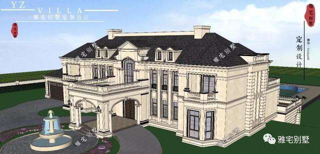 帶半地下室的二層復(fù)式樓房設(shè)計圖，對稱設(shè)計，舒適享受鄉(xiāng)村生活