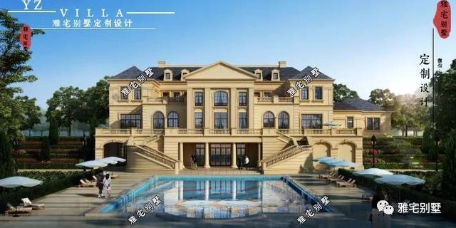 帶半地下室的二層復(fù)式樓房設(shè)計圖，對稱設(shè)計，舒適享受鄉(xiāng)村生活