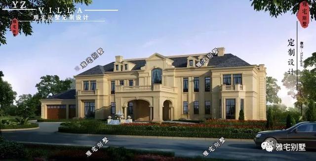 帶半地下室的二層復(fù)式樓房設(shè)計圖，對稱設(shè)計，舒適享受鄉(xiāng)村生活