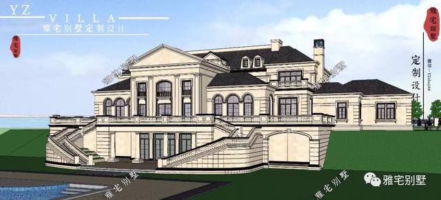 帶半地下室的二層復(fù)式樓房設(shè)計圖，對稱設(shè)計，舒適享受鄉(xiāng)村生活