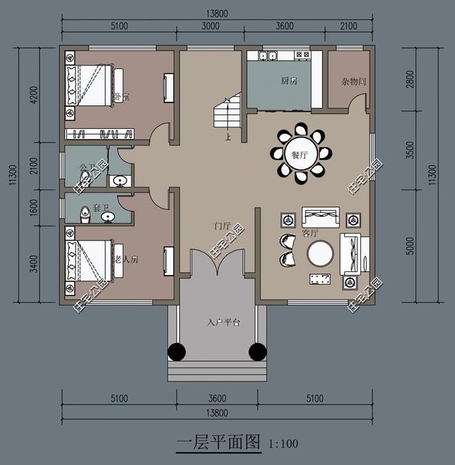 占地156平的二層自建房，占地尺寸適中，外觀精美，造價實惠。