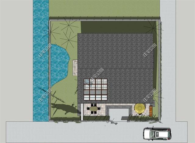 三層中式養(yǎng)老小別墅設(shè)計(jì)圖，62萬(wàn)交給專(zhuān)業(yè)施工隊(duì)，帶施工圖和效果圖。