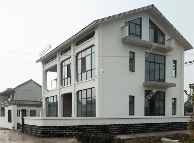 三層中式養(yǎng)老小別墅設(shè)計(jì)圖，62萬(wàn)交給專(zhuān)業(yè)施工隊(duì)，帶施工圖和效果圖。