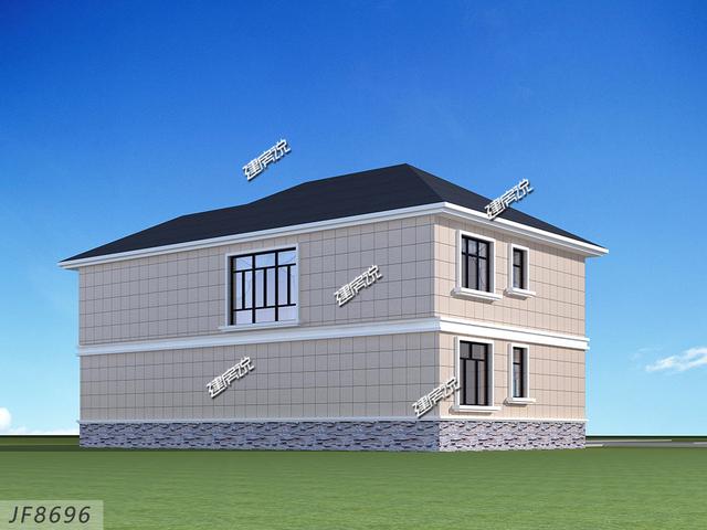 歐式二層別墅設(shè)計圖，外觀美，造價低，人人都喜歡