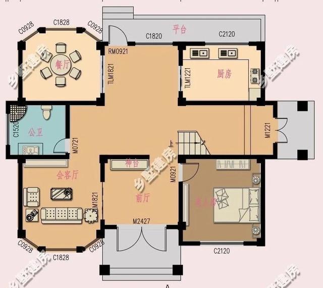 農(nóng)村三層小洋房設(shè)計(jì)圖，給父母蓋一棟小院，過一個(gè)舒適的生活環(huán)境。