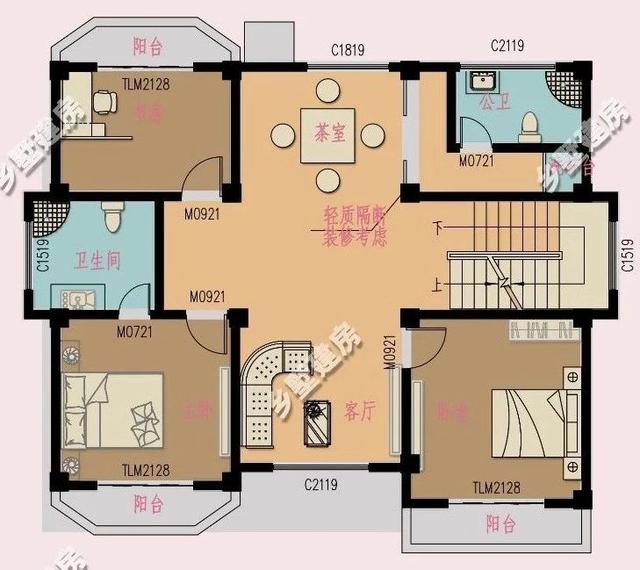 農(nóng)村三層小洋房設(shè)計(jì)圖，給父母蓋一棟小院，過一個(gè)舒適的生活環(huán)境。