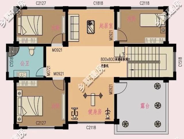 農(nóng)村三層小洋房設(shè)計(jì)圖，給父母蓋一棟小院，過一個(gè)舒適的生活環(huán)境。