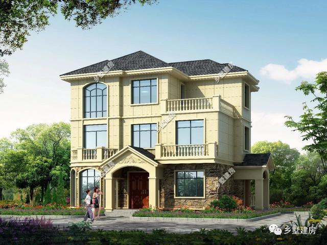 農(nóng)村三層小洋房設(shè)計(jì)圖，給父母蓋一棟小院，過一個(gè)舒適的生活環(huán)境。